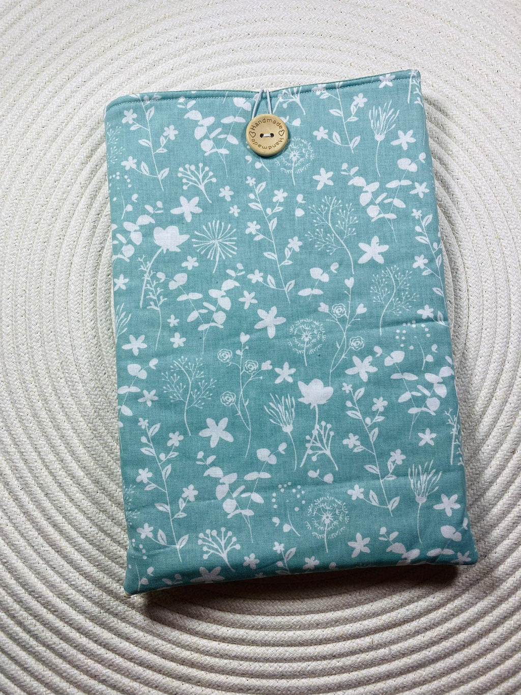 Pochette à livre bleu fleuris - Origifil