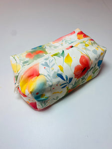 Trousse de toilette fleuris aquarelle/ Trousse maquillage