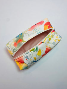 Trousse de toilette fleuris aquarelle/ Trousse maquillage
